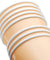 10 oz. Peach Color Fancy Party Paper Cups — STRAWTOPIA