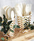 White with Gold Metallic Chevron Pattern Fancy Party Paper Cups — STRAWTOPIA