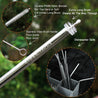 (10.4 inches) 11 Piece Set of Reusable Stainless Steel Metal Straws with Cleaning Brushes — STRAWTOPIA