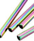 4 Bendy (8.5 inches) Rainbow Reusable Metal Straws with Cleaning Brushes — STRAWTOPIA