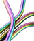 4 Bendy (8.5 inches) Rainbow Reusable Metal Straws with Cleaning Brushes — STRAWTOPIA