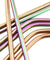 14 Piece Champagne Gold and Rainbow Reusable Metal Straws with Cleaning Brushes — STRAWTOPIA 