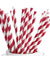 Mulberry Red Striped  Paper Straws — STRAWTOPIA - STRAWTOPIA