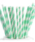 Minty Green Striped Paper Straws — STRAWTOPIA - STRAWTOPIA