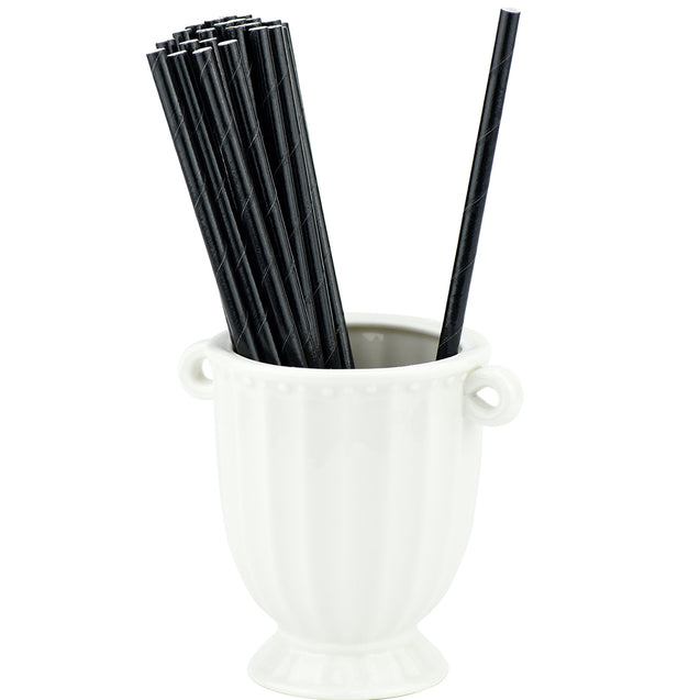 Metallic Black Paper Straws — STRAWTOPIA - STRAWTOPIA