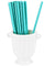 Metallic Cyan Gold Paper Straws — STRAWTOPIA - STRAWTOPIA