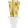 Metallic Gold Chevron Paper Straws — STRAWTOPIA - STRAWTOPIA