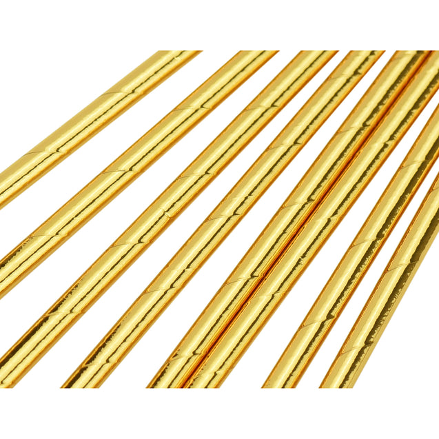 Metallic Gold Paper Straws — STRAWTOPIA - STRAWTOPIA