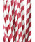 Mulberry Red Striped  Paper Straws — STRAWTOPIA - STRAWTOPIA