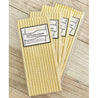 Metallic Gold Chevron Paper Straws — STRAWTOPIA - STRAWTOPIA