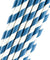 Midnight Blue Striped Paper Straws — STRAWTOPIA - STRAWTOPIA