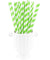 Vivid Light Green Striped Paper Straws — STRAWTOPIA - STRAWTOPIA