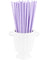 Lilac Chevron Pattern Paper Straws - STARWTOPA - STRAWTOPIA