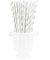 Metallic Silver Polka Dots Paper Straws —  STRAWTOPIA - STRAWTOPIA