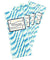 Double Blue Striped Paper Straws — STRAWTOPIA - STRAWTOPIA