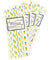 Pineapple Paper Straws Biodegradable and Compostable - STRAWTOPIA