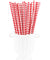 Red | White Diamond  Paper Straws Biodegradable and Compostable - STRAWTOPIA