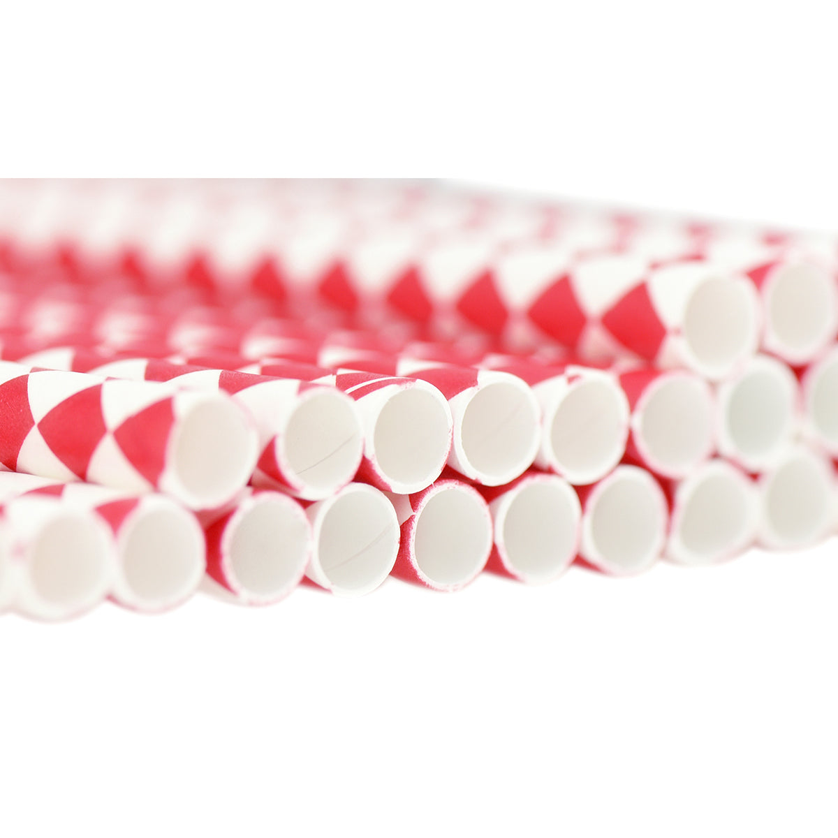 Red and White Snowflake Paper Straws - 25 Pieces – TheCloudFactory