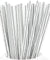 Metallic Silver Paper Straws Biodegradable and Compostable - STRAWTOPIA