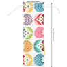 Handmade Drawstring Case Bag for Straws (Hedgehog|White) — STRAWTOPIA