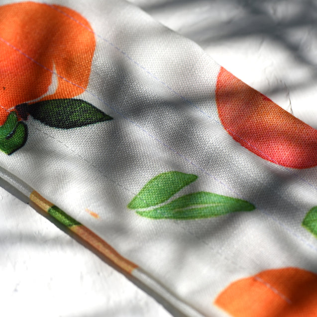 Handmade Drawstring Case Bag for Straws (Peach) — STRAWTOPIA