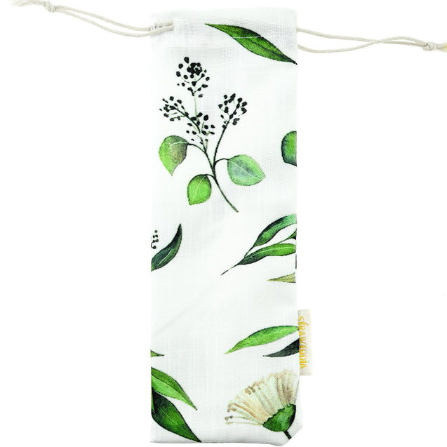 Handmade Drawstring Case Bag for Straws (Dandelion) — STRAWTOPIA