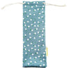 Handmade Drawstring Case Bag for Straws (Blue Flowers) — STRAWTOPIA