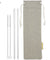 6mm (Transparent) 2 Straight Reusable Glass Straws with Cleaning Brushes — STRAWTOPIA