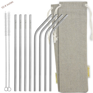 Metal Stainless Steel Straws, 4pcs … curated on LTK