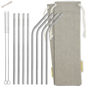 Brandless Metal Straw Set