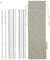 12mm (Transparent) 4 Straight Reusable Glass Straws with Cleaning Brushes — STRAWTOPIA 