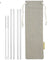strawtopia 4 straight glass straws 2 cleaning brushes and jute drawstring bag main