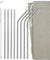 (10.4 inches) 11 Piece Set of Reusable Stainless Steel Metal Straws with Cleaning Brushes — STRAWTOPIA