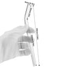 bendy glass straw with displayed dimensions 7.9 inches x 0.31 inches (20cm x 8mm)