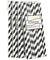 White | Black Striped Paper Straws — STRAWTOPIA - STRAWTOPIA