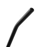 8mm (Black) 2 Bendy Reusable Glass Straws with Cleaning Brushes — STRAWTOPIA