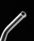 10mm (Transparent) 4 Bendy Reusable Glass Straws with Cleaning Brushes — STRAWTOPIA 