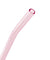 8mm (Pink) 4 Bendy Reusable Glass Straws with Cleaning Brushes — STRAWTOPIA