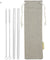 10mm (Transparent) 2 Straight Reusable Glass Straws with Cleaning Brushes — STRAWTOPIA 