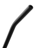 8mm (Black) 4 Bendy Reusable Glass Straws with Cleaning Brushes — STRAWTOPIA