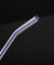 8mm (Purple) 4 Bendy Reusable Glass Straws with Cleaning Brushes — STRAWTOPIA