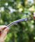 8mm (Purple) 2 Bendy Reusable Glass Straws with Cleaning Brushes — STRAWTOPIA